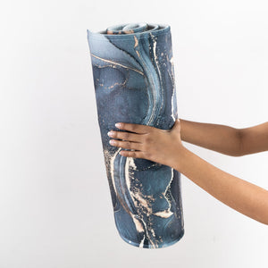 Stylish Marble Design Soft Feel Long Mat Runner Long Mats June Trading