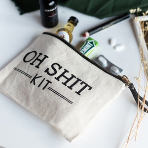 Oh Sh*t Kit - Canvas Pouch Pouch June Trading