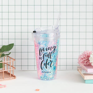 Splash Color Sipper Sippers June Trading Blue & Pink