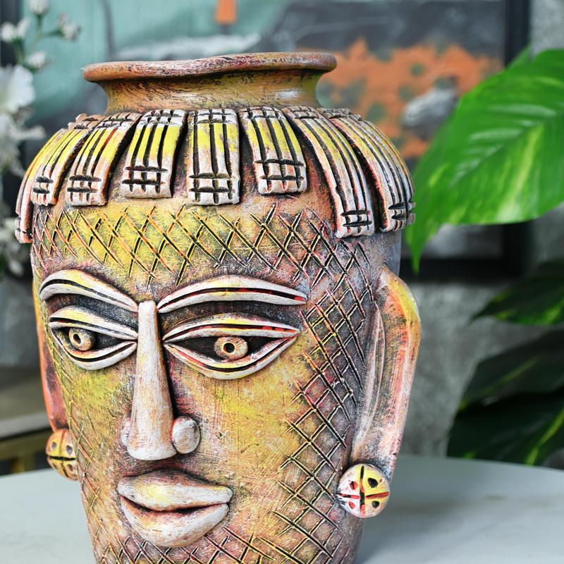 Terracotta Tribal Effigy Bloom