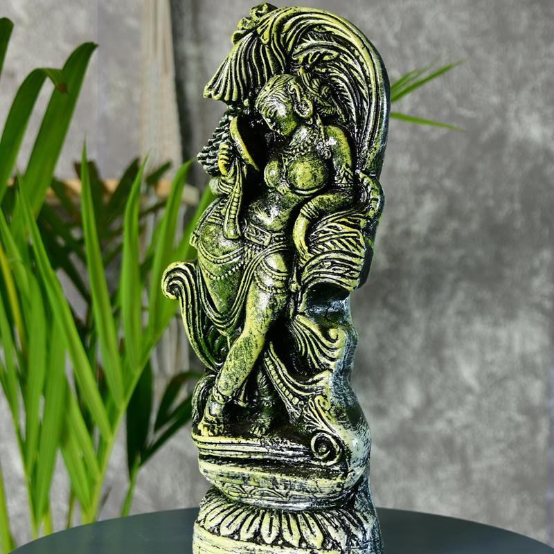 Sowpeace Premium Ancient Finish Terracotta Lady Abstract Art