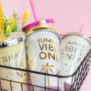 Summer Vibes Travel Sipper Sippers June Trading