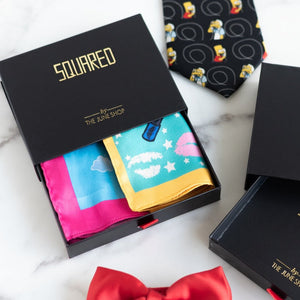 Lips and Rocket Print - Pocket Squares (Set of 2) Pocket Squares June Trading