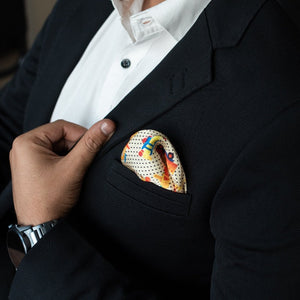 Quirky and Traditional Print- Pocket Squares (Set of 2) Pocket Squares June Trading