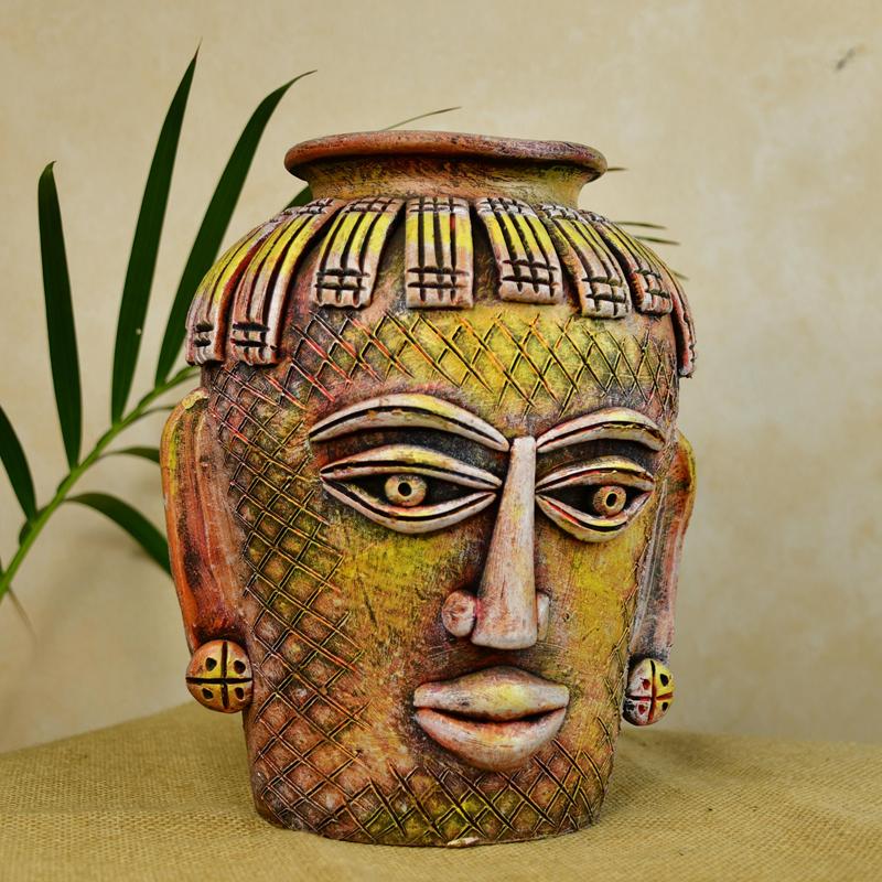 Terracotta Tribal Effigy Bloom