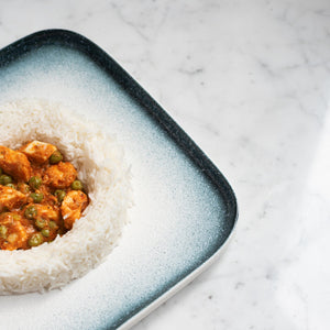 Ombre Ceramic Square Dinner Plate Dinner Plates June Trading