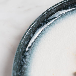 Ombre Ceramic Round Dinner Plate Starter Plates June Trading