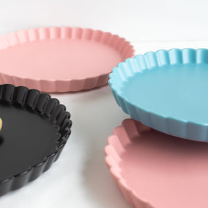 Crinkle Serving Plate Dinner Plates June Trading