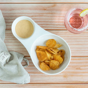 Chip & Dip Serving Bowl Serving Plates June Trading