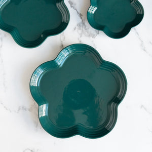 Pretty Flower Shaped Plate Dinner Plates June Trading Big Green