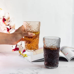 Premium Frosted Glacier Glass (Set of 4) Glasses June Trading