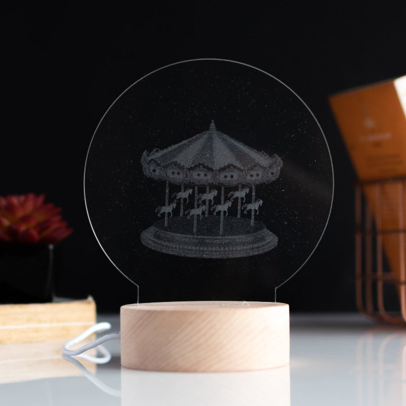 Carousel 3D Light 3D Lights June Trading