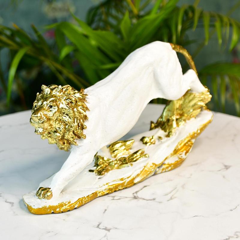 Sowpeace Resin Leaping Lion