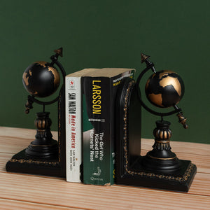 European Style Globe Book End Figurine Artifacts June Trading