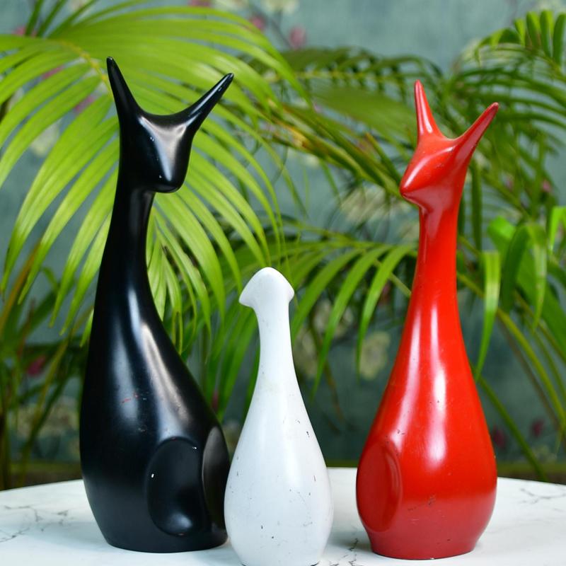 Sowpeace Resin Cat Trio