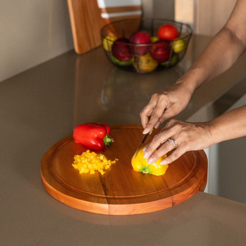 Round Over The Counter Chopping Board Chopping Board June Trading