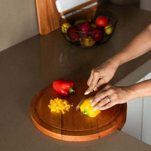Round Over The Counter Chopping Board Chopping Board June Trading