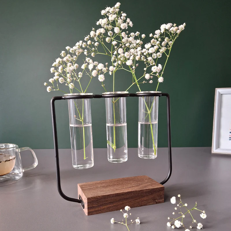 Vialscape Glass Planter With Stand - 4 Piece Set