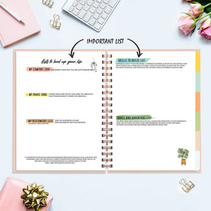 Undated Yearly Planner - Building My Empire Undated Planners June Trading