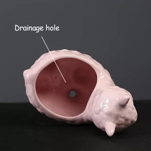 Llama Ceramic Pot For Plants Planters June Trading