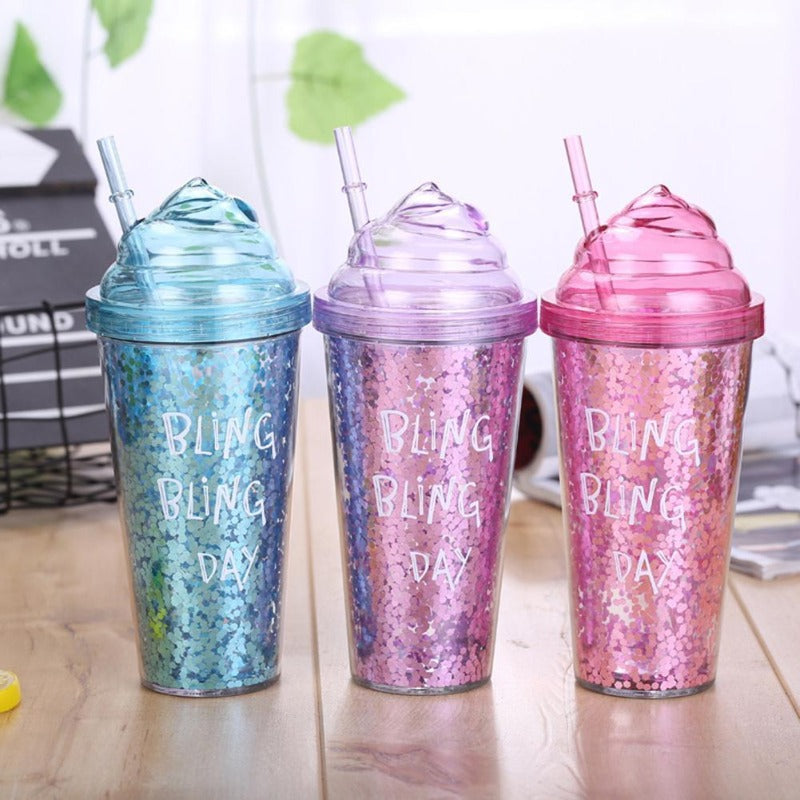 Bling Bling Travel Sipper Sippers June Trading