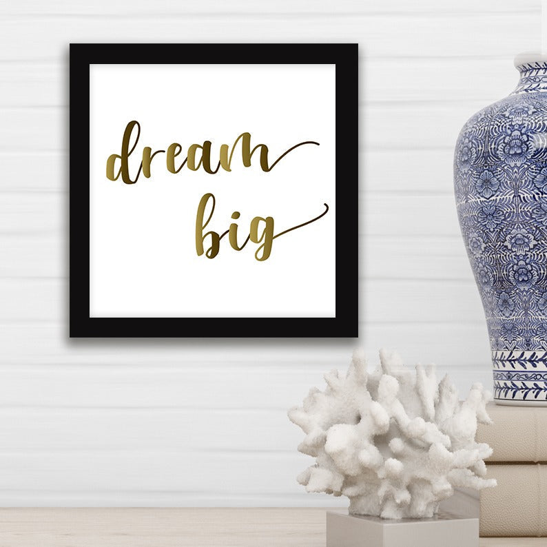 Dream Big - Photo Frame Photo Frames June Trading Jade Black