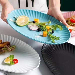 Wave Textured Serving Dish Serving Tray June Trading