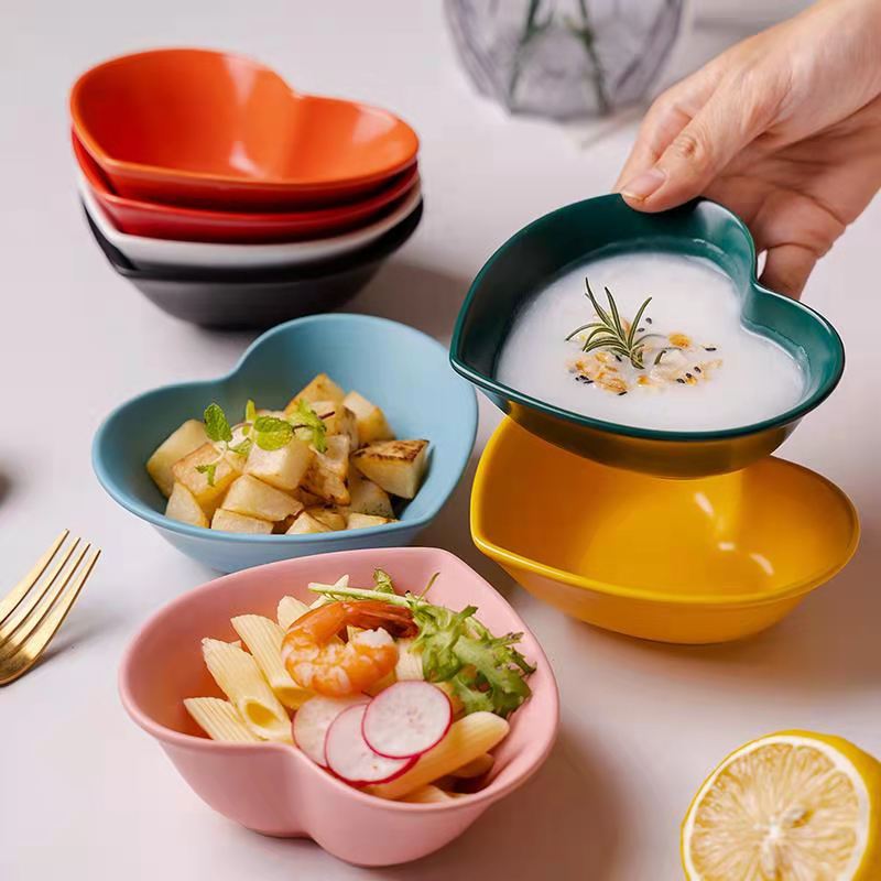 Heart Shaped Bowl Serving Bowls June Trading