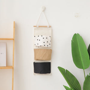 Monochromatic Wall Hanging Organizer Hanging organisers June Trading Scattered Triangles