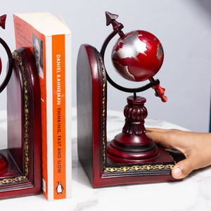Wander World Wide Ruby Red Bookend Artifacts The June Shop