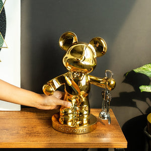 Gold State Of Mind Bear Sculpture Artifacts The June Shop