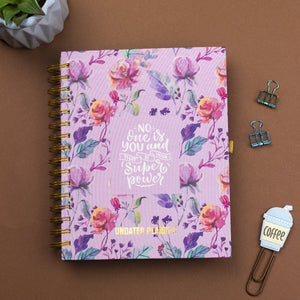Undated Yearly Planner - Your Super Power (2023 Collection) + Ultimate Sticker Book Undated Planners June Trading