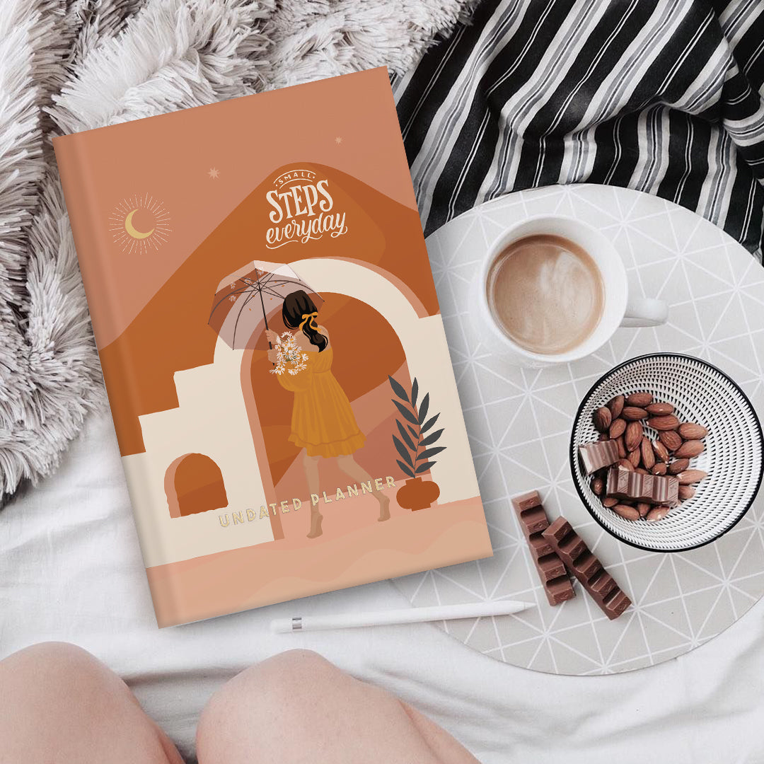 Undated Yearly Planner (Limited Hardbound Collection)- Small Steps Everyday
