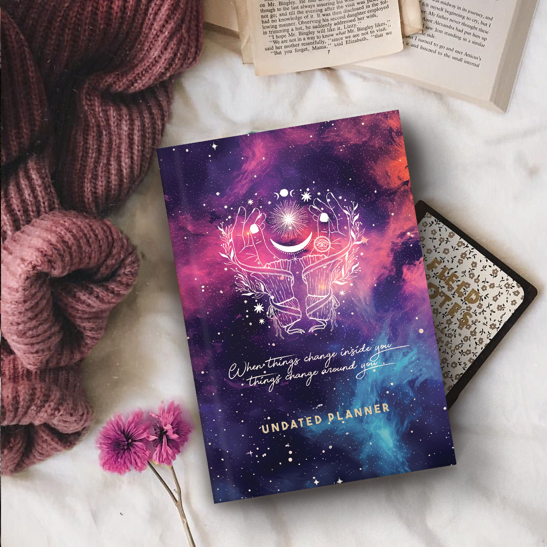 Undated Yearly Planner (Limited Hardbound Collection)- When Things Change Inside You, Things Change Around You