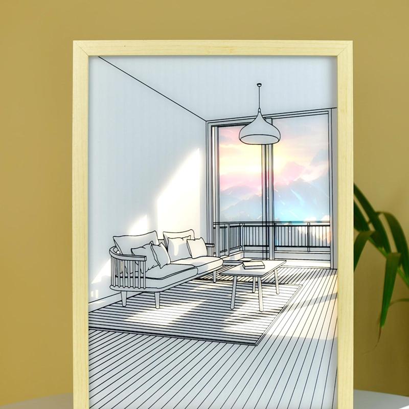 Sowpeace Illuminated Portrait Frame - LED Photo Frame for Trendy Home Decor & Gifts