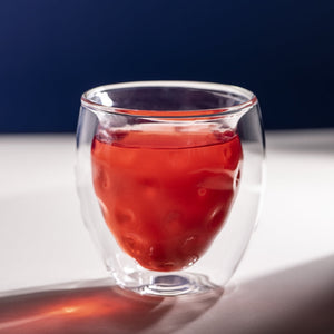 Hammered Texture Double Walled Glass Glasses June Trading