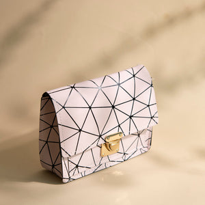 Geometric Abstract Sling Bag Women Sling Bag June Trading Roseate Pink