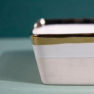 Aurulent Accent Square Serving Bowl Serving Tray June Trading