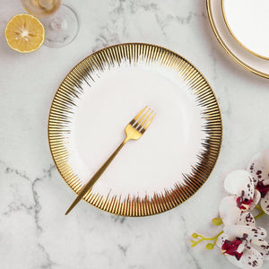 Aurulent & Crinkle Edge Dinner Plate Dinner Plates June Trading