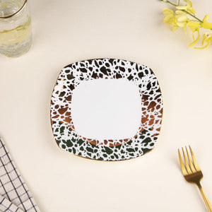 Aurulent Patchwork Square Starter Plate Starter Plates June Trading