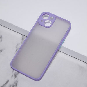 Acrylic Edge With Frosted Back Apple iPhone 14 Cover Mobile Phone Cases June Trading Periwinkle Lilac