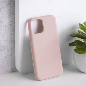 Pastel Aesthetic Silicone iPhone 11 Pro Protective Case iPhone 11 Pro June Trading Powder Pink