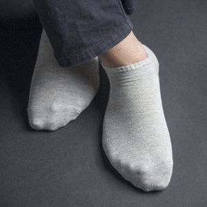 Cloud Grey Solid Socks Men Sock ERL