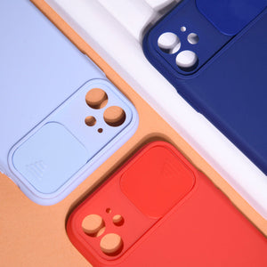 Solid Colour Silicon Case With Camera Slider For Apple iPhone 11 iPhone 11 June Trading