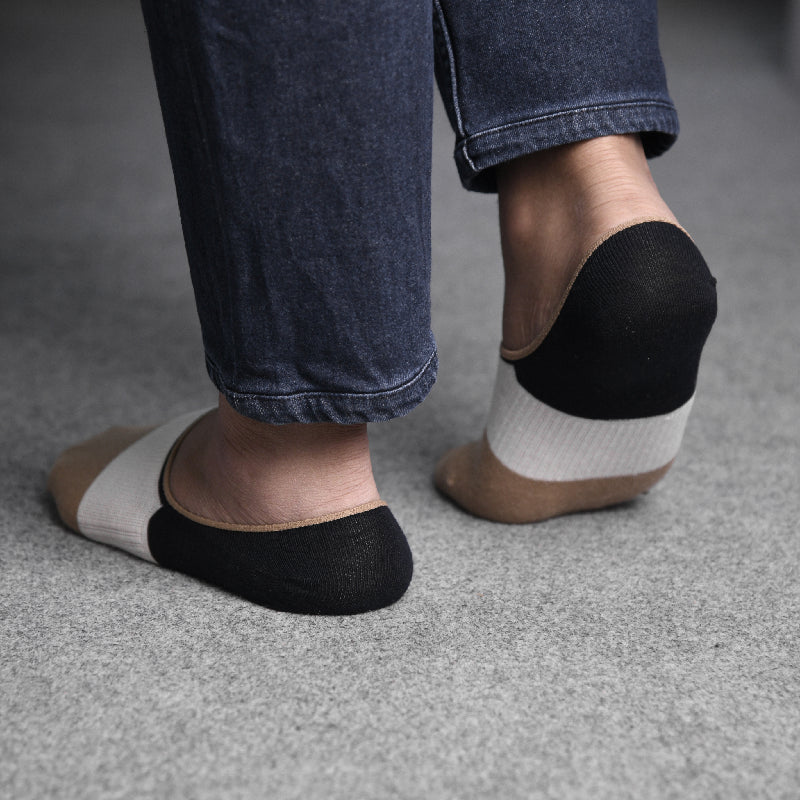 Neutral Block Design Socks Men Sock ERL