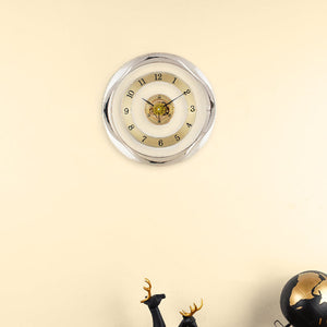 Gold & Silver Mechanic Wall Clock Wall Clocks June Trading