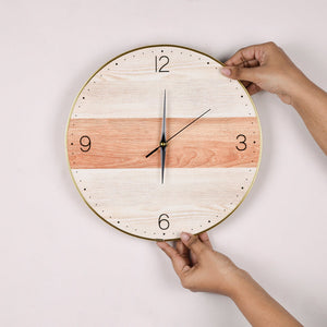 Colour Panelled Premium Wall Clock Wall Clocks June Trading
