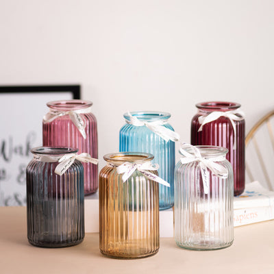 Windsor Solid Colour Glass Vase Vases June Trading   