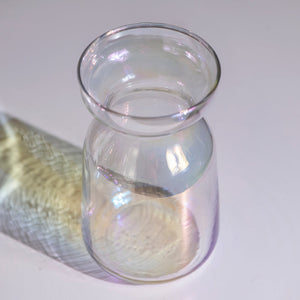 Timeless Prismatic Glass Vase Vases June Trading