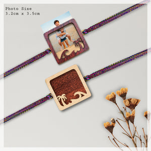 Photo Magnet Rakhi - By The Beach Rakhis The June Shop